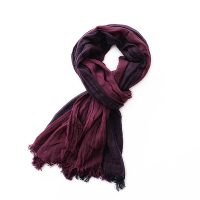 Fashion Men Scarf Cotton Linen Striped Scarves Autumn Winter Warm Neckerchief Pashmina Casual Male Accessories Bufandas Shawls