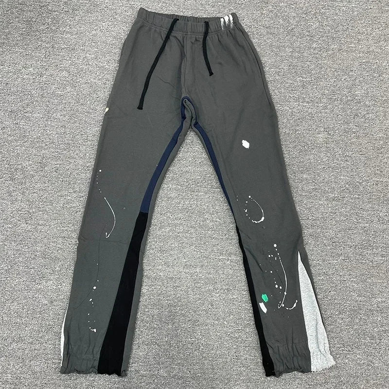 Tie Dye Sweatpants Y2K Pants Mens Womens Harajuku Hip Hop Tie Dye Graffiti Baggy Pants Drawstring Jogging Casual Trousers