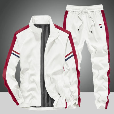 Men's Tracksuits 2 Piece Long Sleeve Athletic Full Zip Sweatsuits Jogging Suit Set Casual Outdoor Sports Running Tracksuit Sets