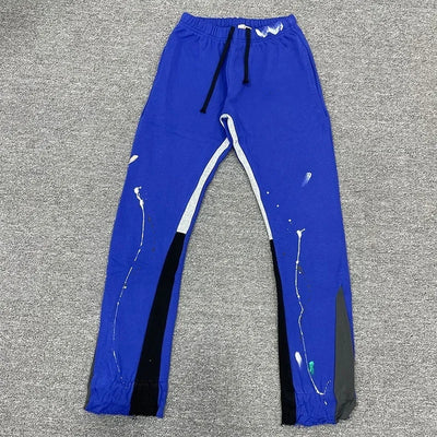Tie Dye Sweatpants Y2K Pants Mens Womens Harajuku Hip Hop Tie Dye Graffiti Baggy Pants Drawstring Jogging Casual Trousers