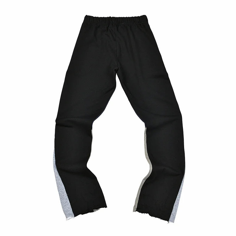 2025 GD Letter Printed Women Men Sweatpants Joggers LA Flare Splash-ink Side Striped Men Stretch Waist Jogging Pants Trousers
