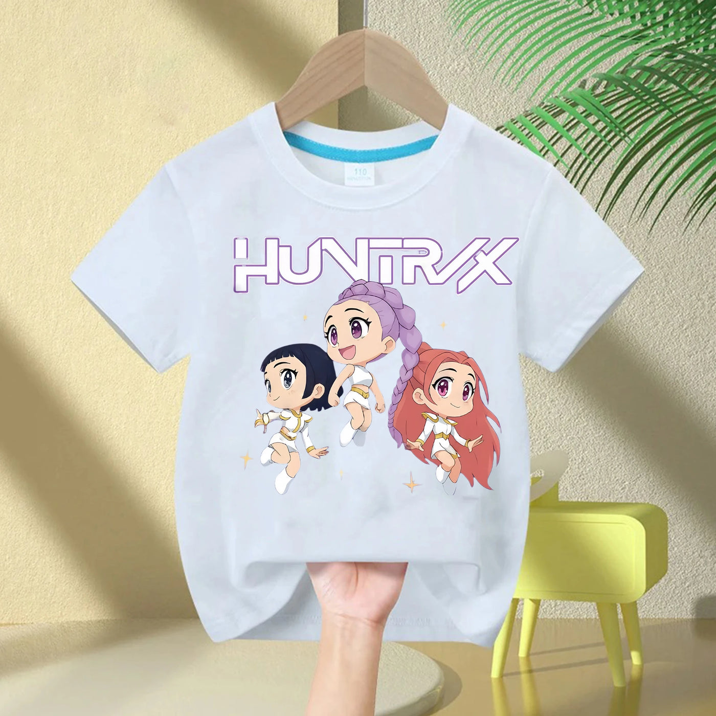 2025 Hot Movie Soft Cotton Baby Girls T Shirt Children's Clothing KPop Demon Hunters Fans Gifts Kids Clothes Fashion Casual Tops