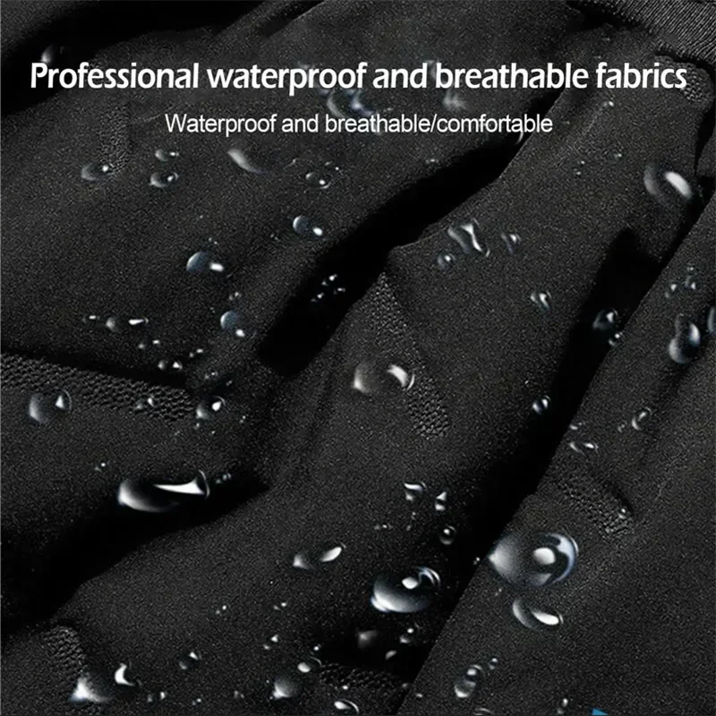 Winter Sweatwear Men Plush Thick Fleece Sweatpant Lambswool Thermal Trousers Casual Pants Waterproof Windproof Warm Cotton Pants