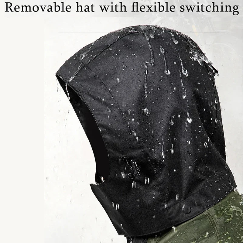 Waterproof Outdoor Raincoat Motorcycle Raincoat For Men Breathable And Comfortable Ultra-thin Rain Coat Motorcycle Suit