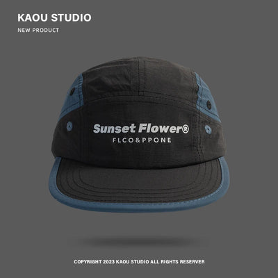 Street Hip-Hop Baseball Cap Men's and Women's Quick-Drying Thin Peaked Cap Wide Brim Sunshade