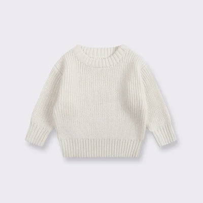 0-7T Toddler Kid Baby Boy Girl Winter Clothes Newborn Baby Sweater Infant Knit Pullover Top Casual Basic Top Knitwear Outfit