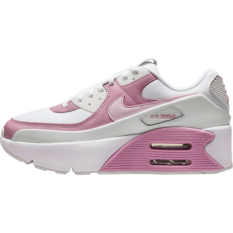 Nike Official Genuine AIR MAX Women's Thick Sole Low-Top Cushioned Air Cushion Sports Shoes FD4328-110