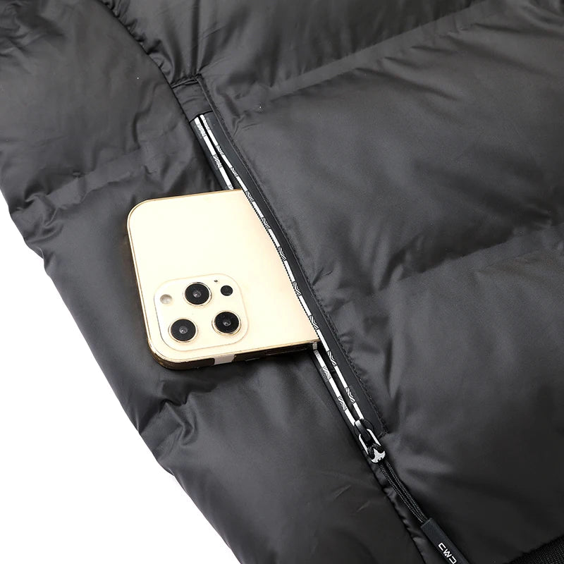 Top Grade Middle-aged Men's Bubble Puffer Parka Jacket Windbreaker Coat Winter Plus Velvet Thickened Short Outerwear