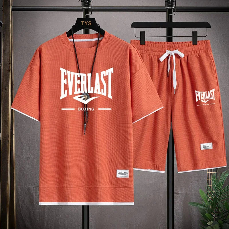 Men's summer Waffle set: